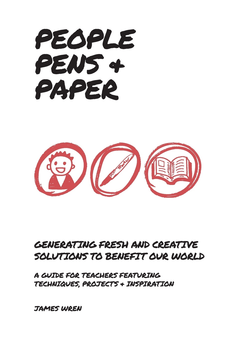 People pen. Eco paper Pens.