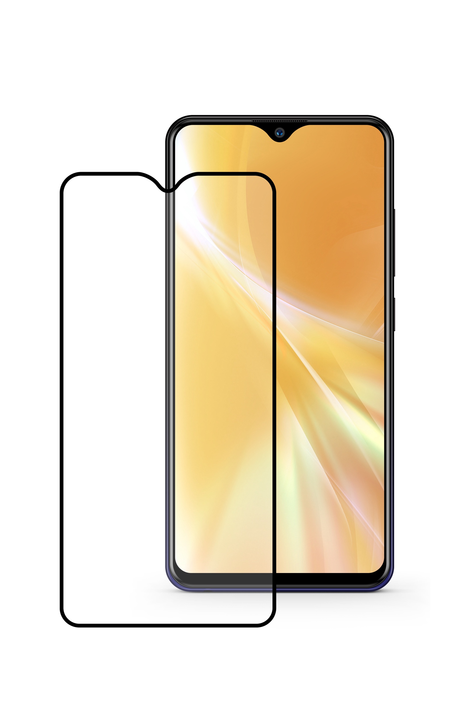 фото Защитное стекло Mobius для Vivo Y95/Y93/Y93 Lite/Y91/Y91i/Y91C 3D Full Cover (Black)