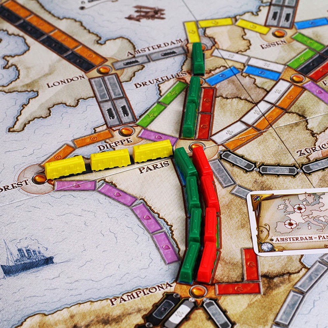 фото Настольная игра Ticket to Ride (Билет на поезд: Европа) Hobby world