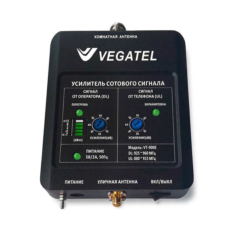 фото Усилитель сотовой связи VEGATEL VT-900E-kit (дом, LED)