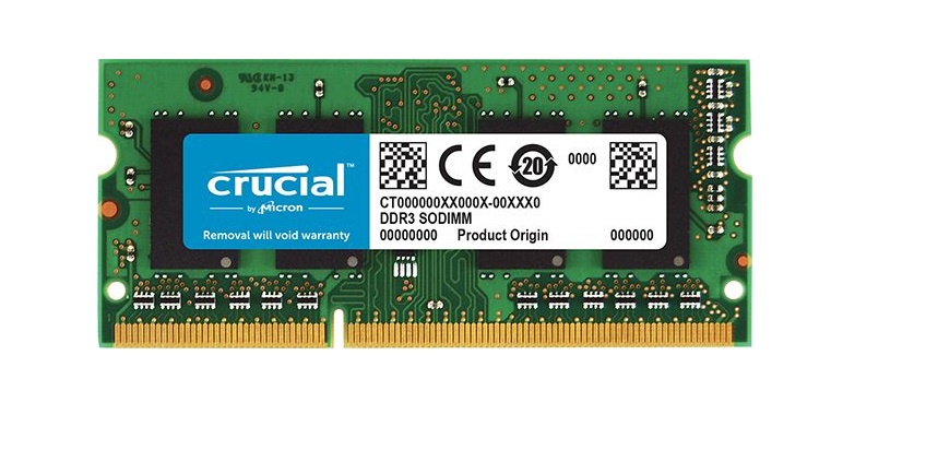 фото Модуль оперативной памяти Crucial DDR3L 4Gb 1600MHz, CT51264BF160BJ