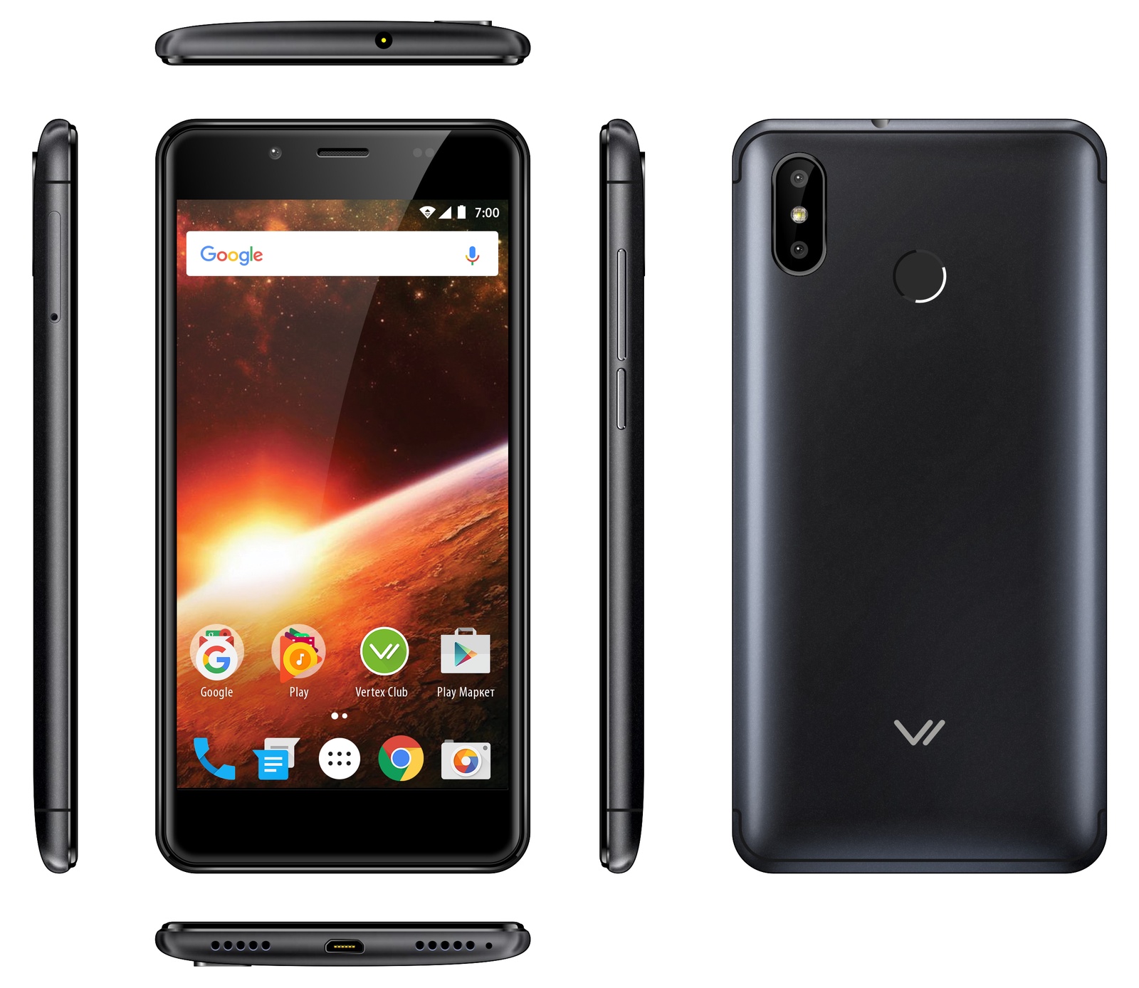 фото Смартфон Vertex Impress Eclipse 1/8GB, черный