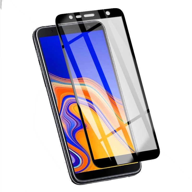 фото Защитное стекло Grand Full Glue для Samsung Galaxy J6 Plus (2018), черный