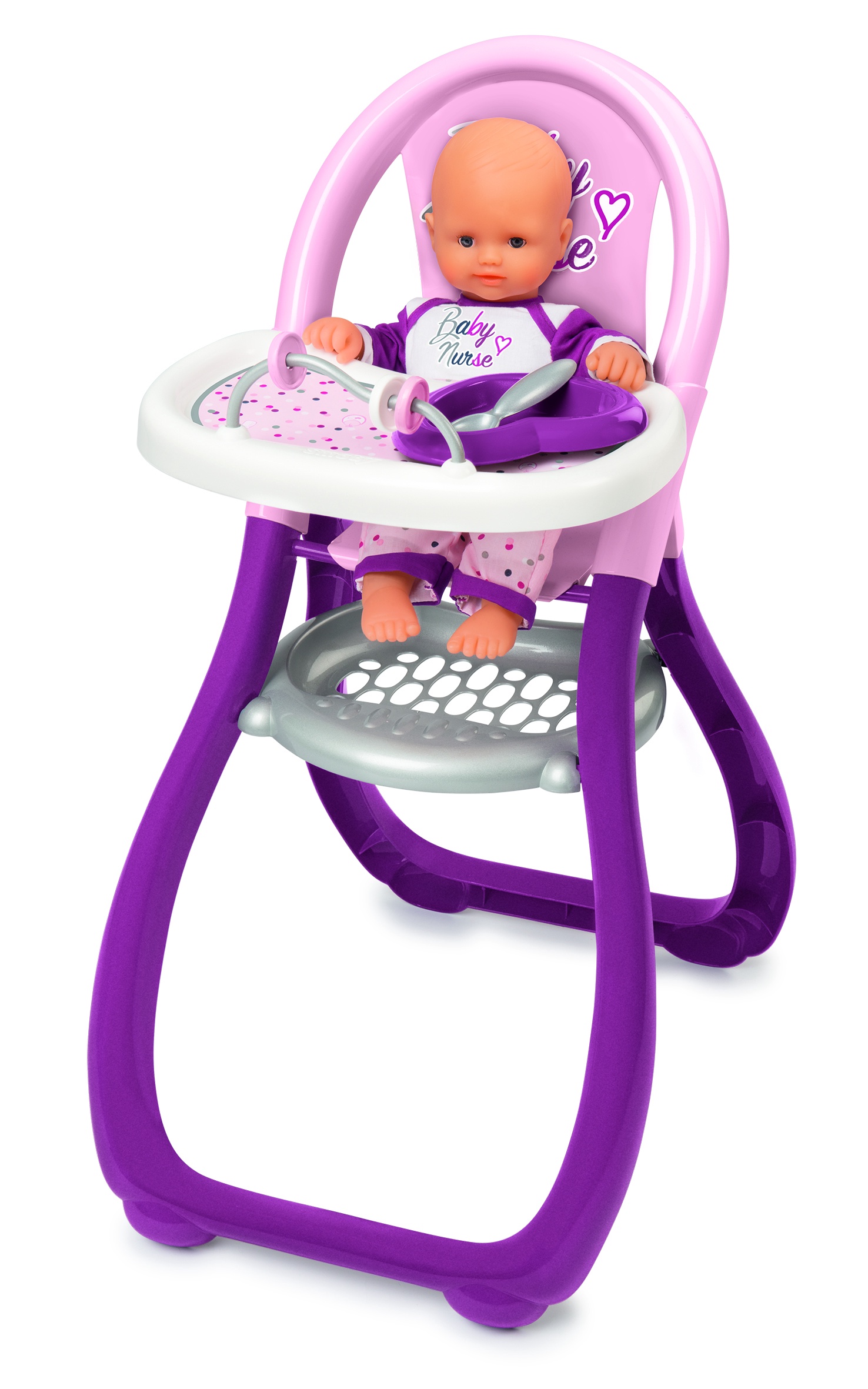 фото Baby Nurse Стульчик для кормления пупса, 33х46х65 см Smoby