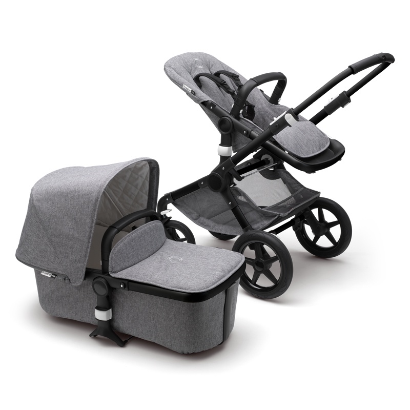 фото Коляска 2 в1 Bugaboo Fox Classic Complete Black/grey melange 239171AE01