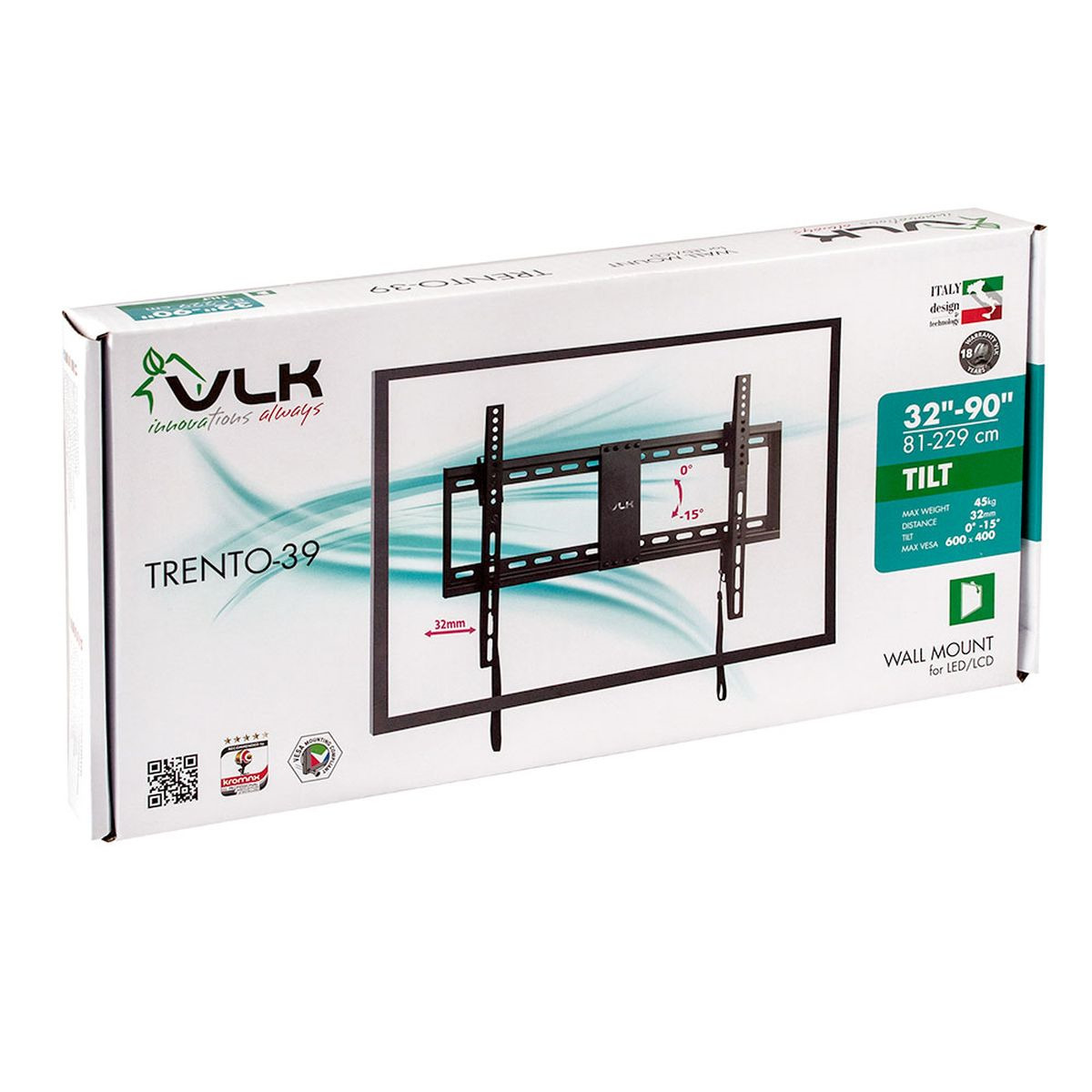 фото Кронштейн VLK 39-TRENTO настенный для LED/LCD телевизоров 26"-90"