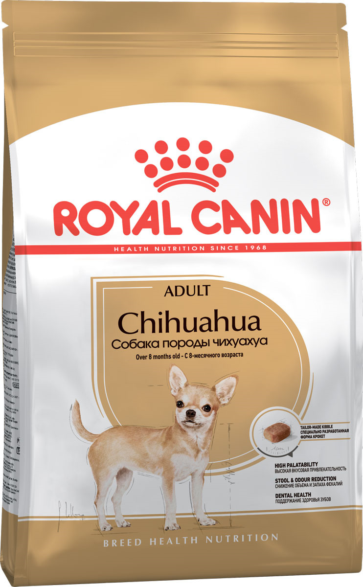 фото Корм сухой Royal Canin "Chihuahua", для собак породы чихуахуа старше 8 месяцев, 3 кг