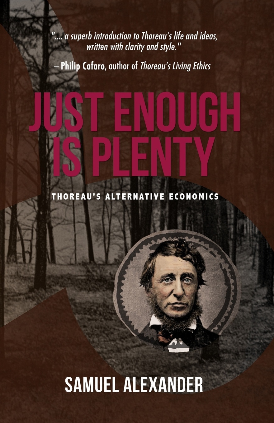 Just Enough is Plenty. Thoreau`s Alternative Economics