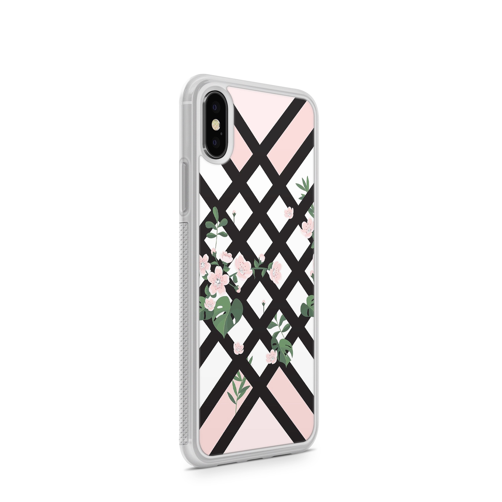 фото Чехол для iPhone X Boom Case "Цветы"