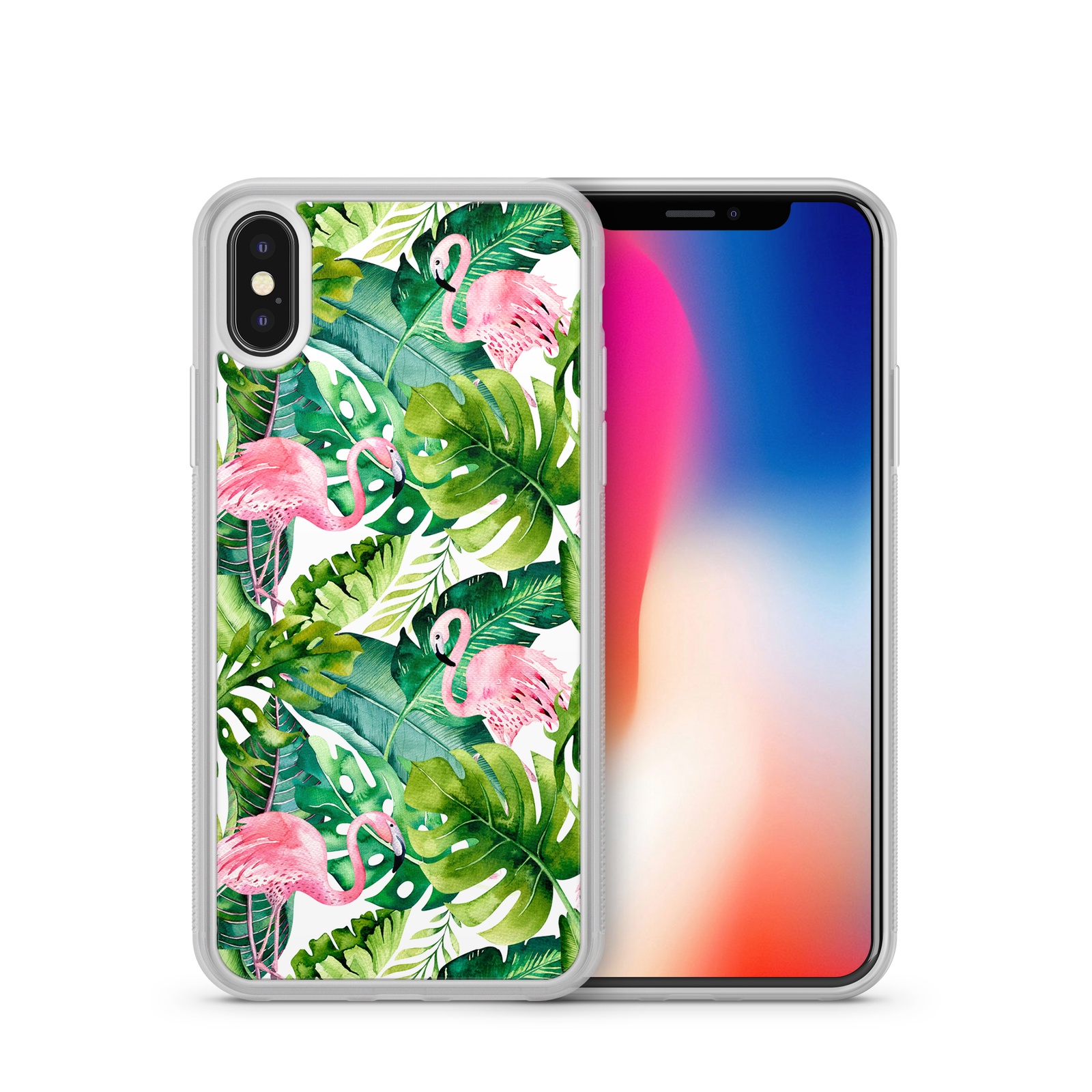 фото Чехол для iPhone X Boom Case "Флористика"