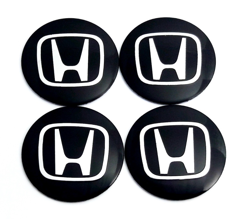фото Наклейки на колесные диски Хонда металл Mashinokomm d 56 mm