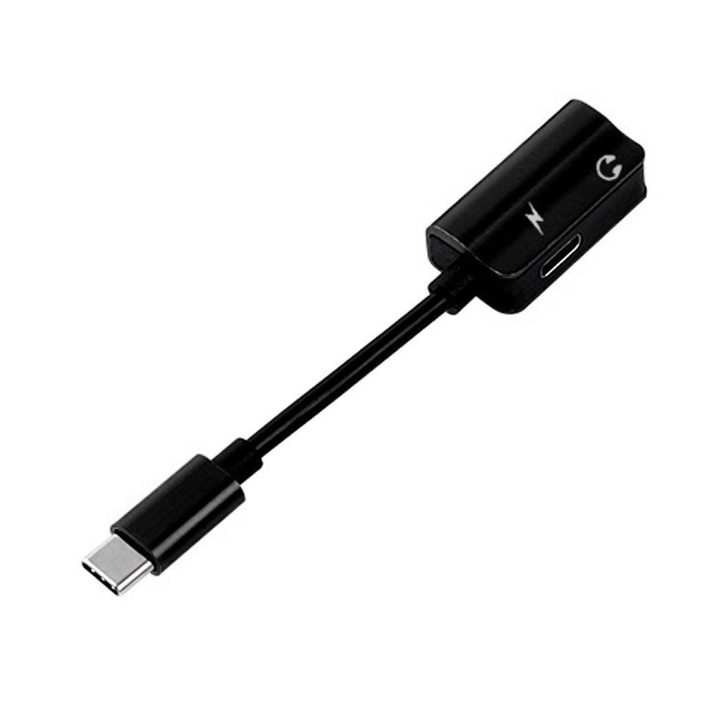 фото Кабель USB C с аудиоадаптером для Iphone Нет бренда