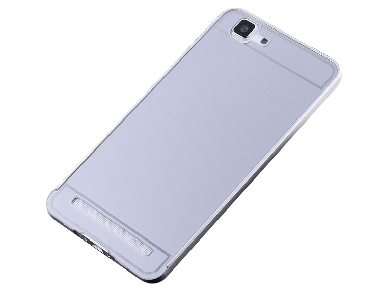 Чехол-бампер MyPads для Samsung Galaxy S6 c алюминиевым металлическим бампером и поликарбонатной накладкой серебристый Чехол-бампер MyPads для Samsung Galaxy S6 c алюминиевым металлическим бампером и поликарбонатной накладкой серебристый