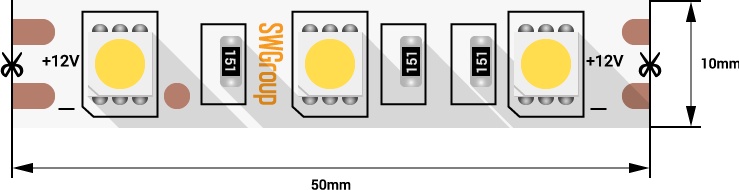 фото Светодиодная лента SWG SWG560-12-14.4-R Арт. 000026