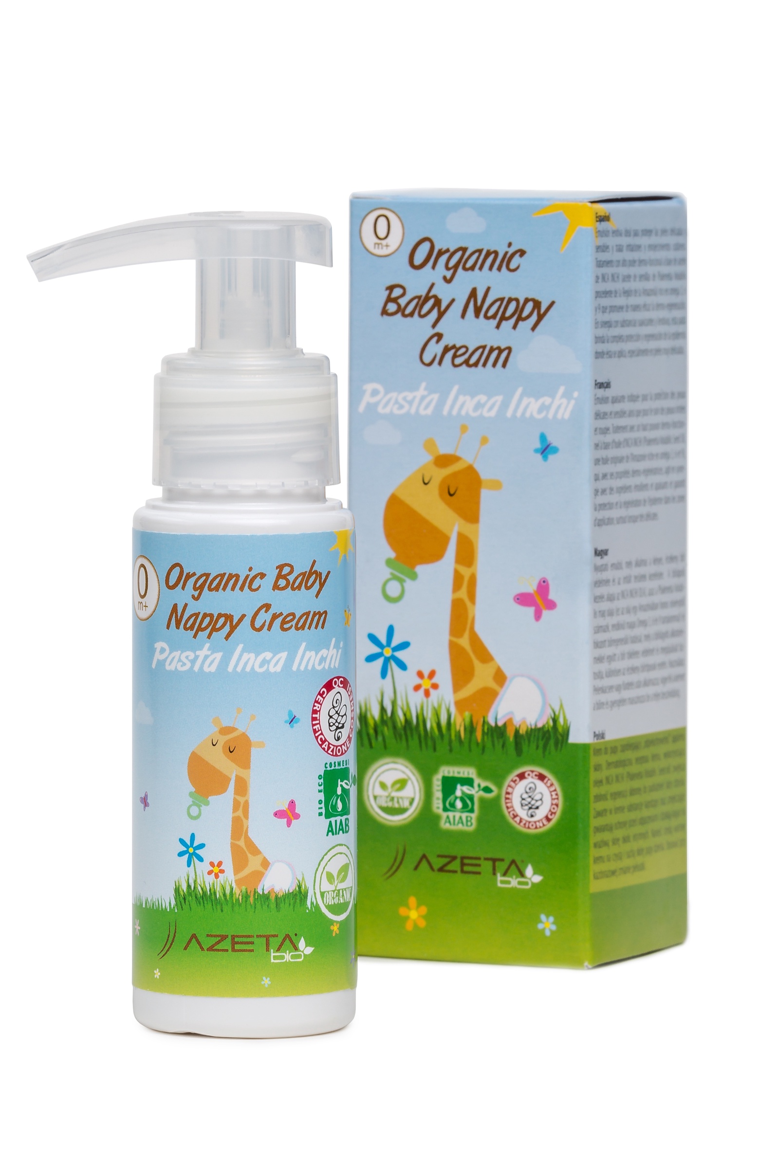 фото Органический крем для детей от опрелостей AZETAbio Organic Baby Nappy Cream, объем 50мл Zava.gli