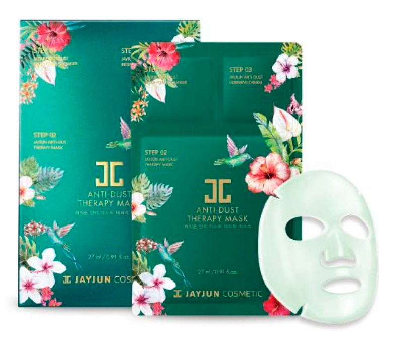 фото JAYJUN Anti-Dust Therapy Mask Маска для лица очищающая, питательная и успокаивающая Jay jun