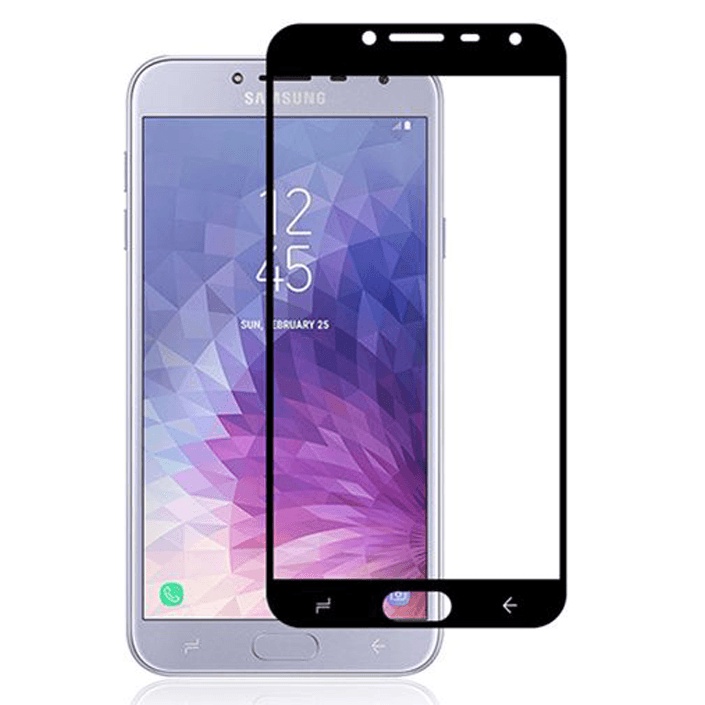фото Защитное стекло 5D Unipha Full Glue закалённое для Samsung Galaxy J4 (2018), чёрное Glass unipha