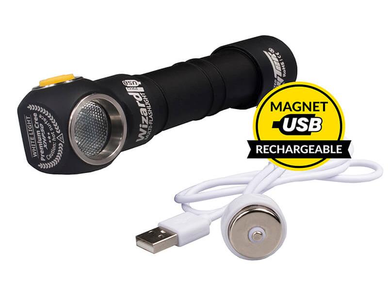 фото Фонарь Armytek Wizard Pro XHP50 v3 USB белый свет Нет бренда