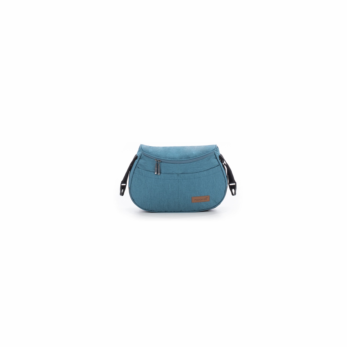 фото Коляска 2 в 1 NOORDI Fjordi Sport Melange Leather Teal 847 (термолюлька) с багажной сумкой