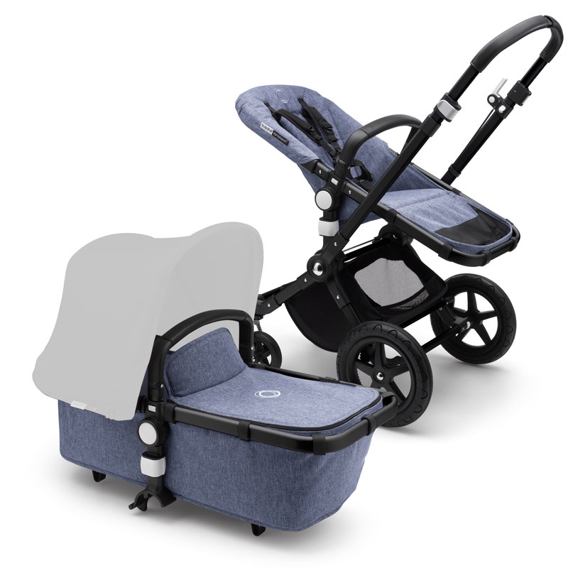 фото Коляска 2 в 1 Bugaboo Cameleon3 Plus base Black/Blue Melange 239156BM01