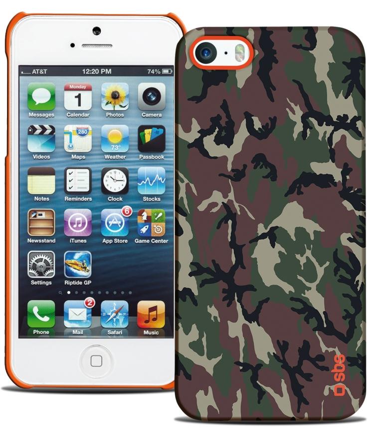 фото Чехол SBS для iPhone 5 (Camouflage, оранжевый)
