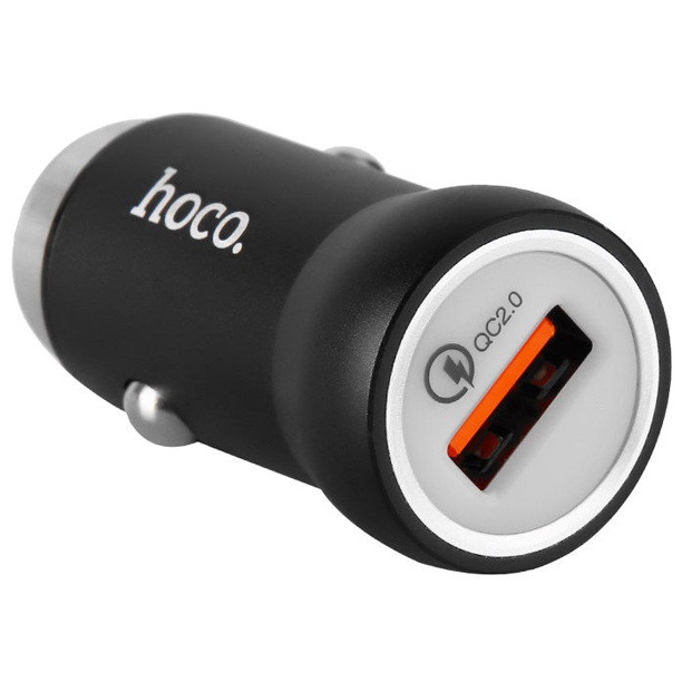 фото Автомобильное зарядное устройство быстрое QC 2.0 Hoco Z4 - Черное