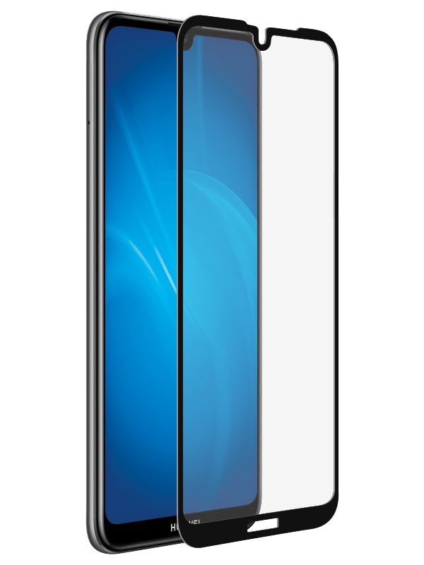 фото Защитное стекло 5D Unipha Full Glue закалённое для Huawei Honor 8S/ Y5 (2019), чёрное Glass unipha