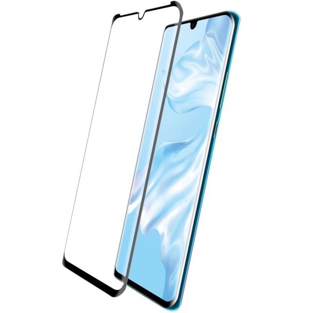 фото Защитное стекло 5D Unipha Full Glue закалённое для Huawei P30, чёрное Glass unipha