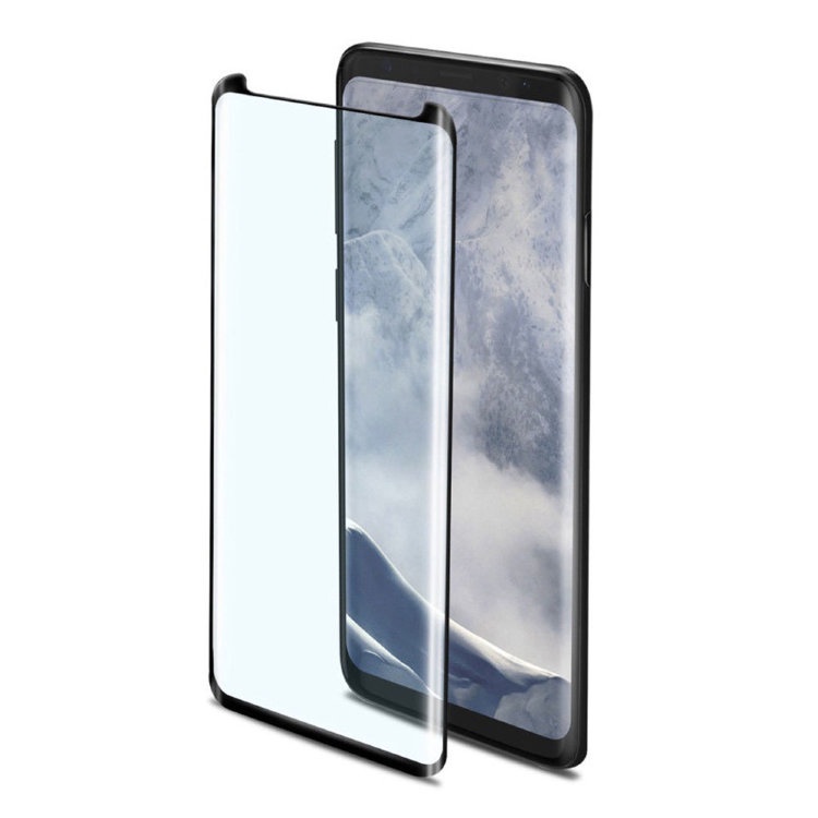 фото Защитное стекло GLASS Protection Full Glue закалённое для Samsung Galaxy S9 Plus, чёрное