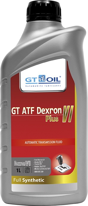 фото Масло трансмиссионное, синтетическое всесезонное для АКПП GT ATF Dexron VI Plus, 1 л Gt oil