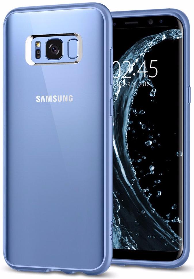 фото Spigen Ultra Hybrid (571CS21681) - чехол для Samsung Galaxy S8 Plus (Coral Blue)