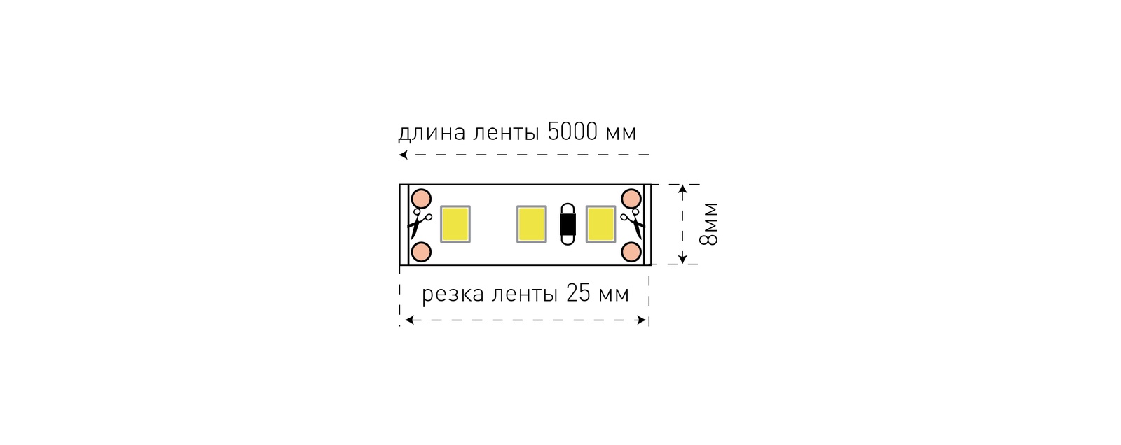 фото Светодиодная лента SWG SWG3120-12-9.6-R Арт. 000062