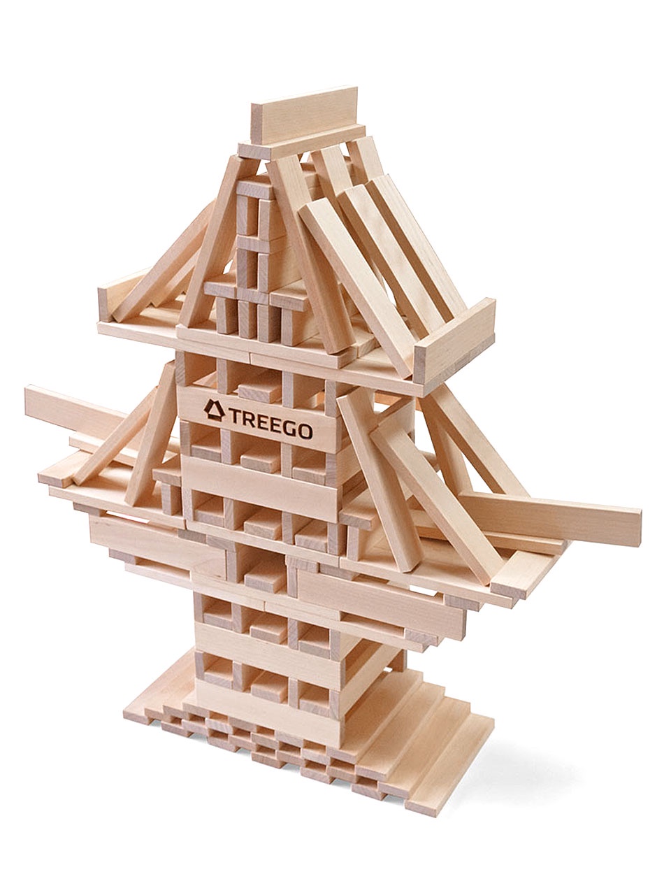 фото "Триго 70", игра-конструктор из дерева, набор из 71 дощечки