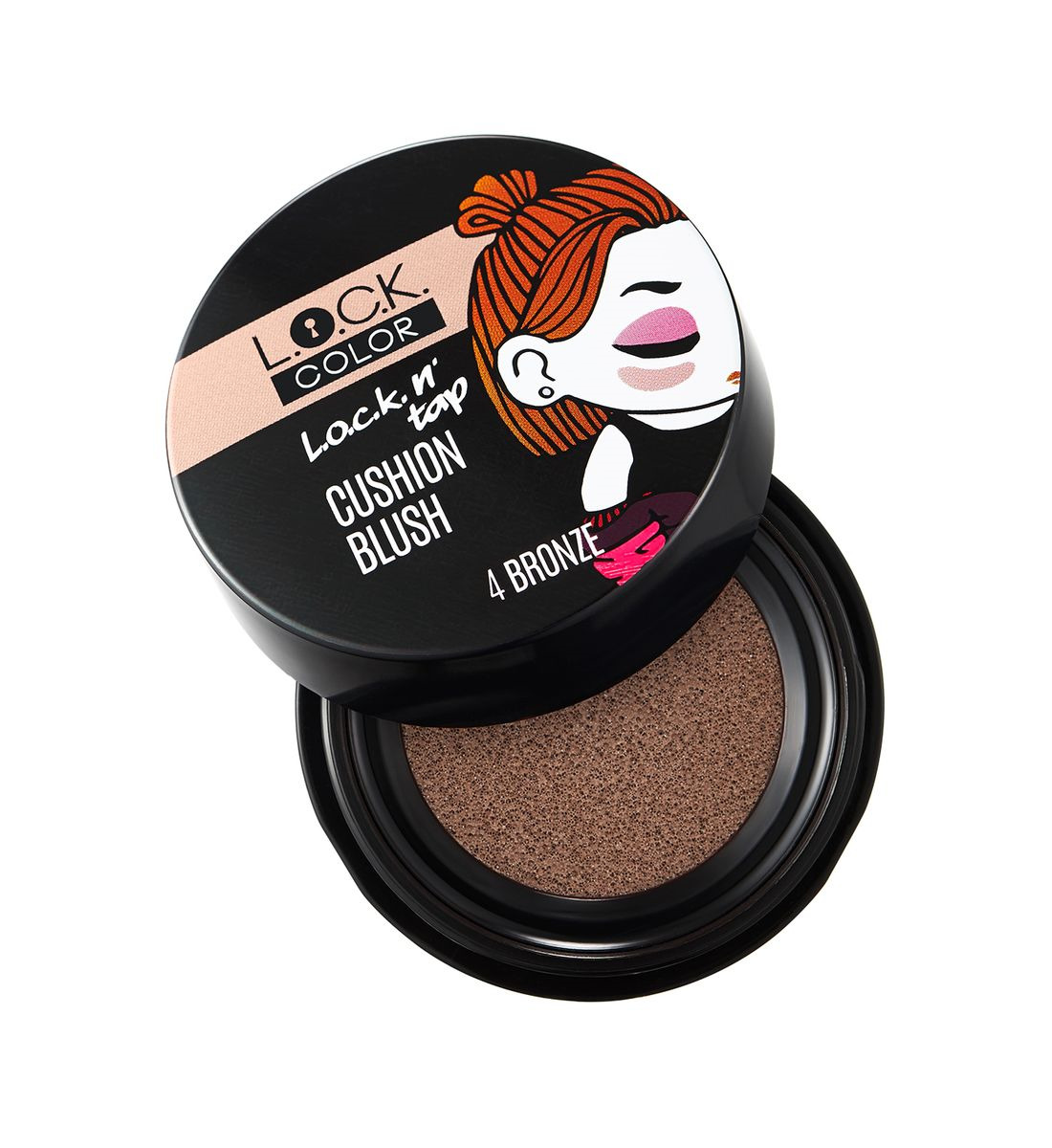 фото Кушон L.O.C.K. Color Tap Cushion Blush, тон №4