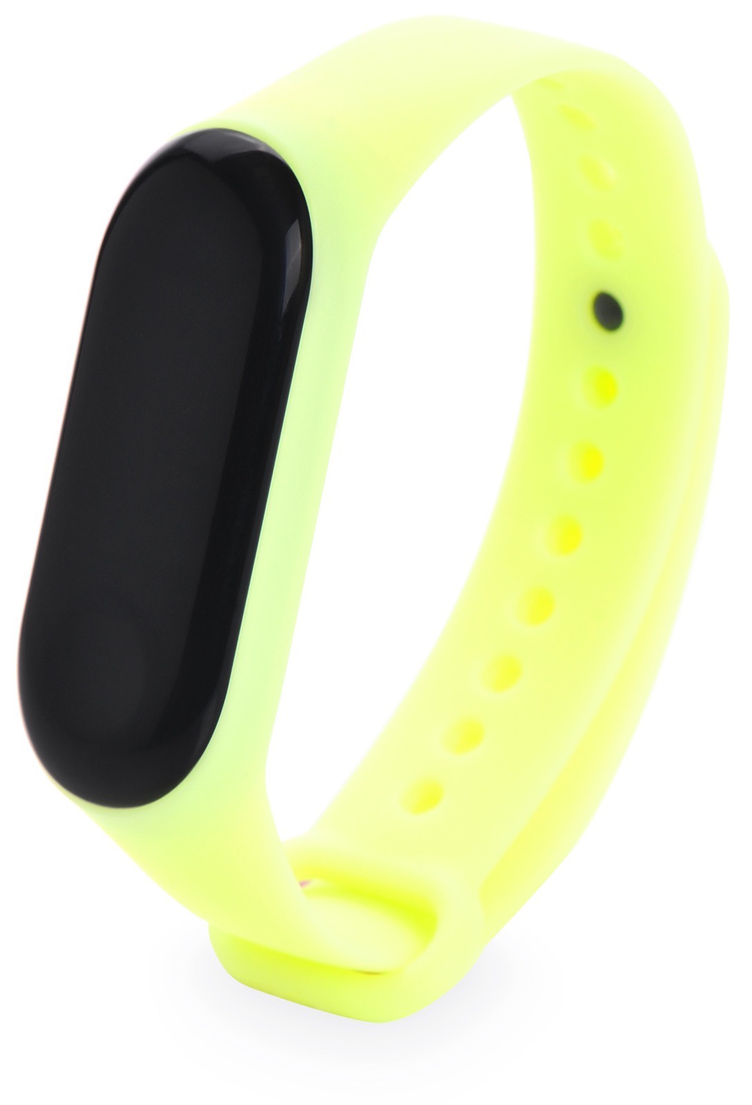 фото Ремешок Gurdini Neon Shining series силиконовый 909227 для фитнес браслета Xiaomi Mi Band 3/4,909227, кислотно-зеленый