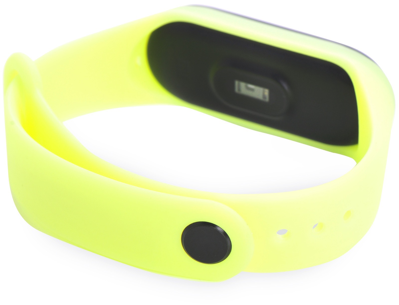 фото Ремешок Gurdini Neon Shining series силиконовый 909227 для фитнес браслета Xiaomi Mi Band 3/4,909227, кислотно-зеленый