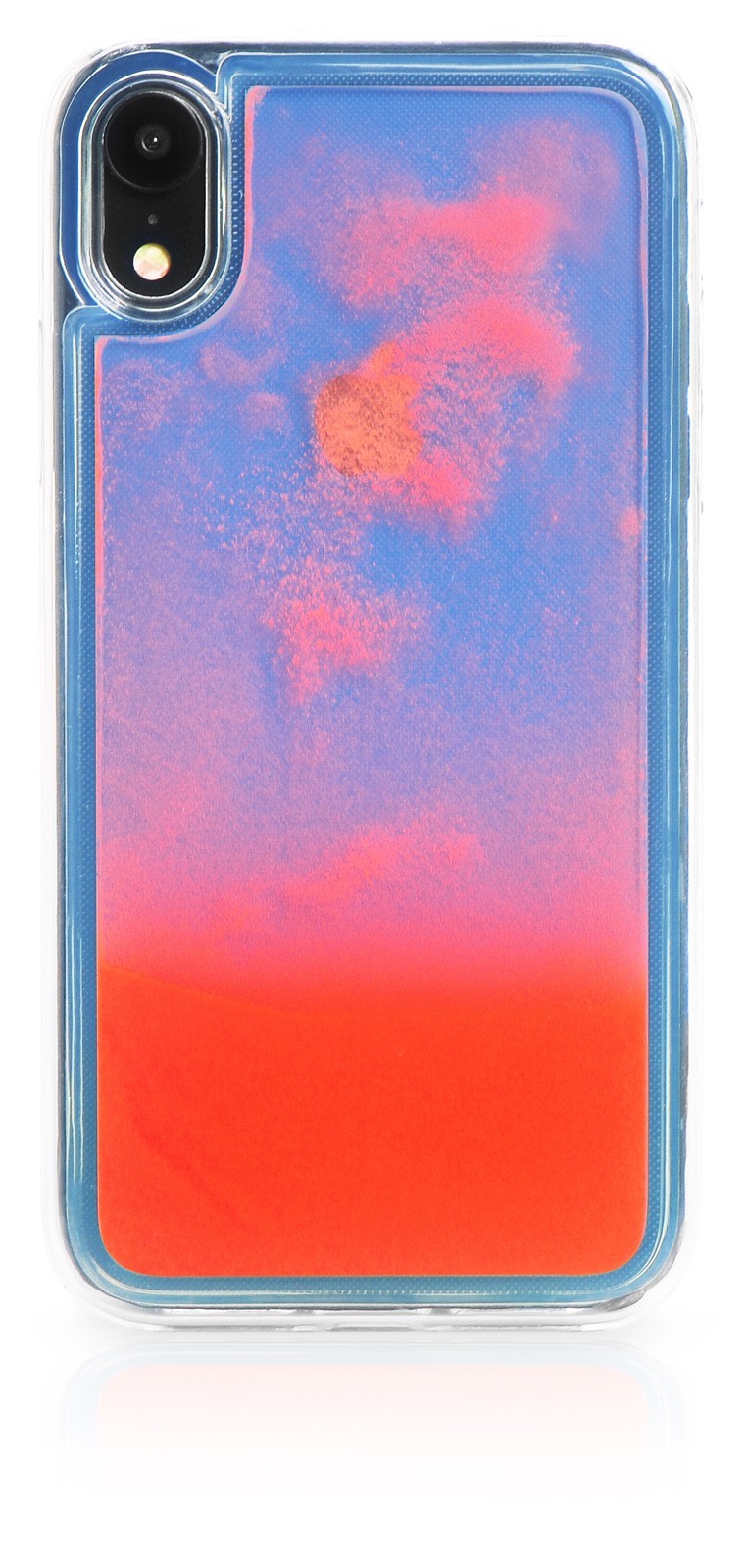 фото Чехол накладка Gurdini Shining Neon Sand 909125 для Apple iPhone XR 6.1",909125, оранжевый
