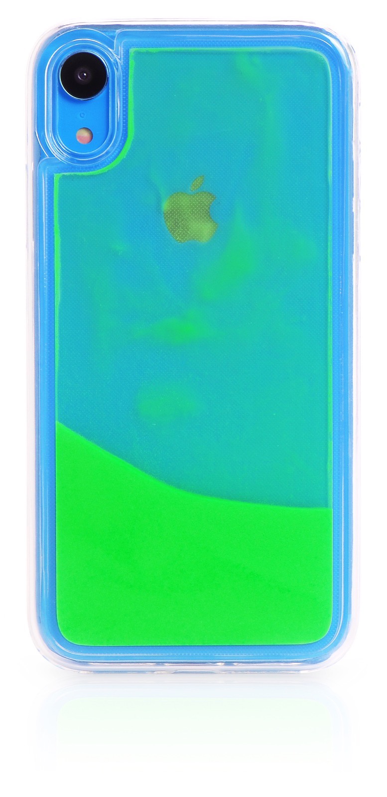 фото Чехол накладка Gurdini Shining Neon Sand 909130 для Apple iPhone XR 6.1",909130, кислотно-зеленый
