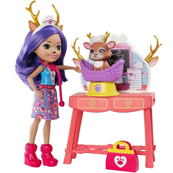 фото Кукла со зверушкой и тематическим набором (Mattel Enchantimals GBX04)