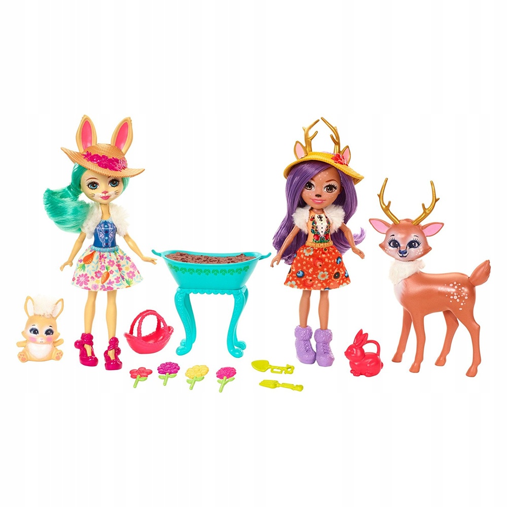 фото Набор из двух кукол с любимыми зверюшками (Mattel Enchantimals FDG01)