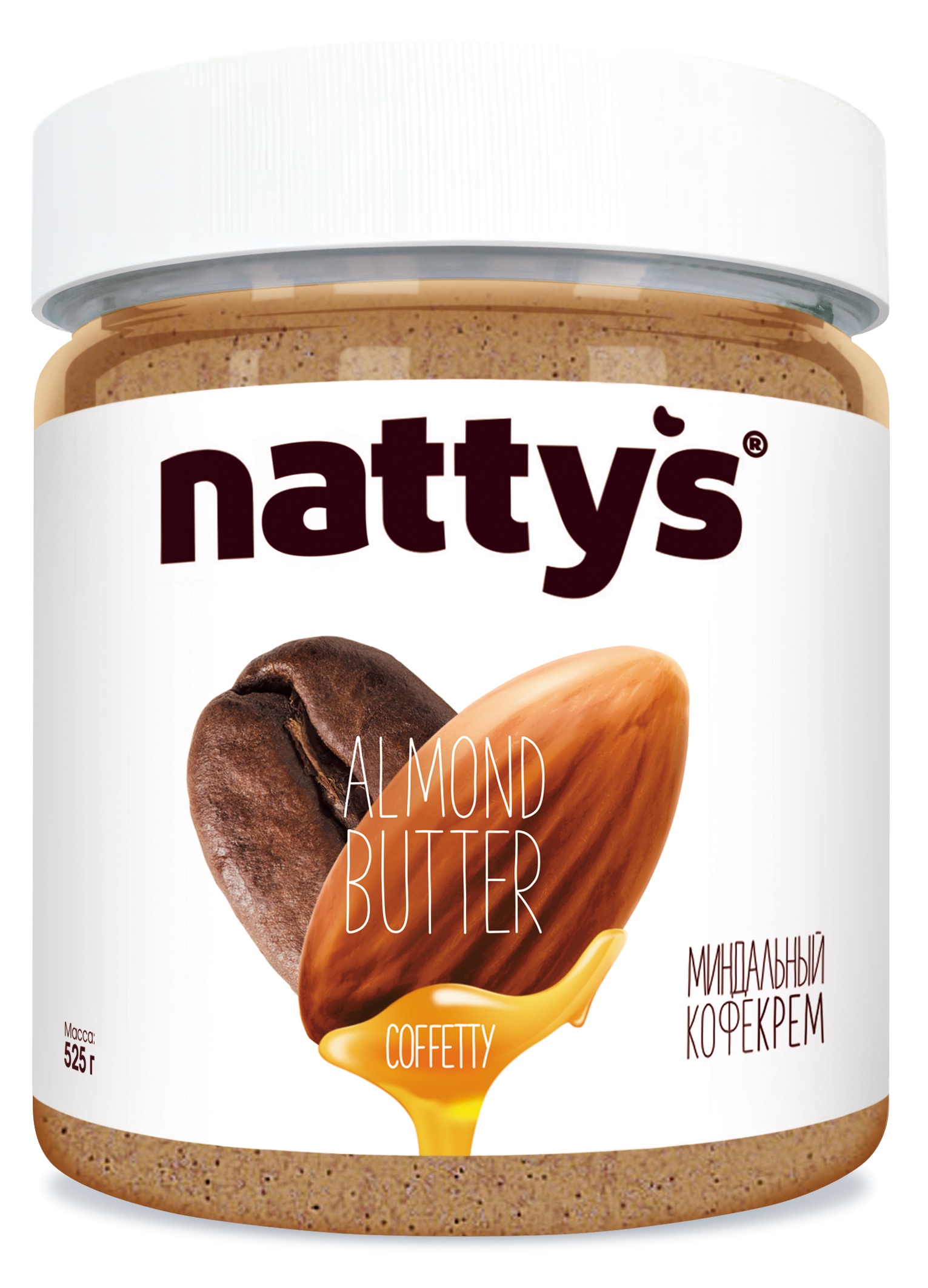 фото Миндальный кофе крем Nattys COFFETTY, 525 г