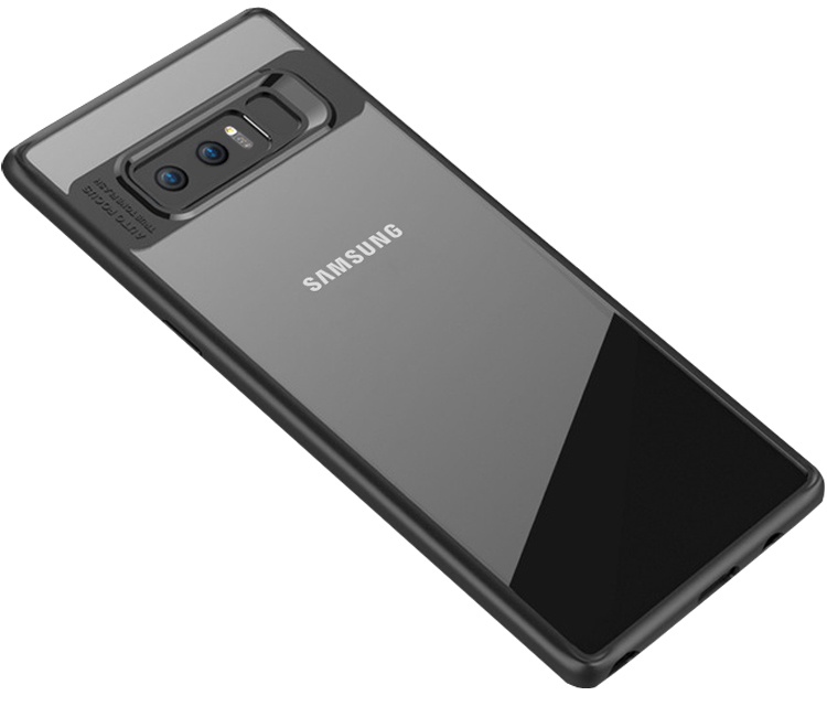 фото Чехол для Samsung Galaxy Note 8 с прозрачной задней панелью CAFELE - Черный