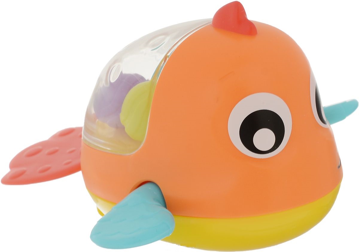фото Playgro Игрушка для ванной "Рыбка" оранжевая