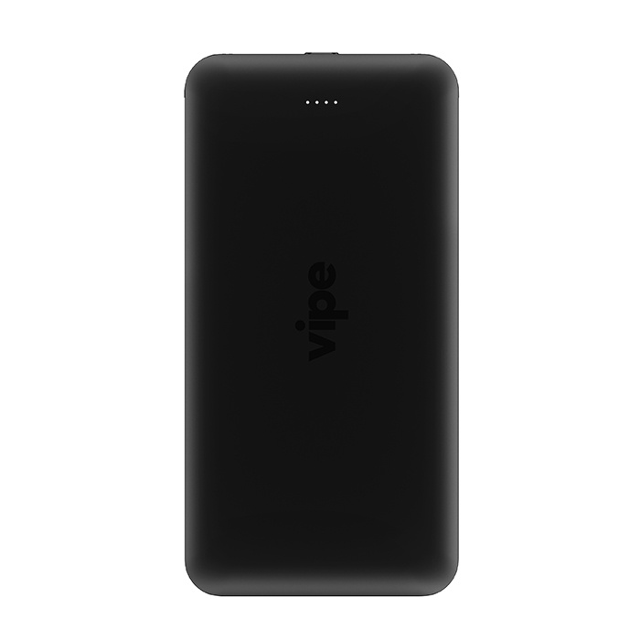 фото Vipe Внешний аккумулятор с кабелями USB Type-C и Lightning Twins QC 3.0 / PD 10000mAh VPPBTWINS10KBLK