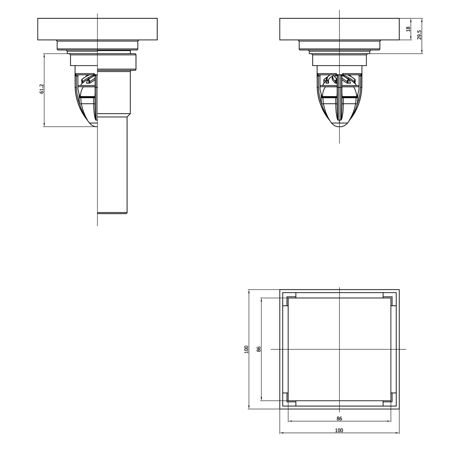 фото Душевой Трап с сухим затвором MAGdrain WC02-N