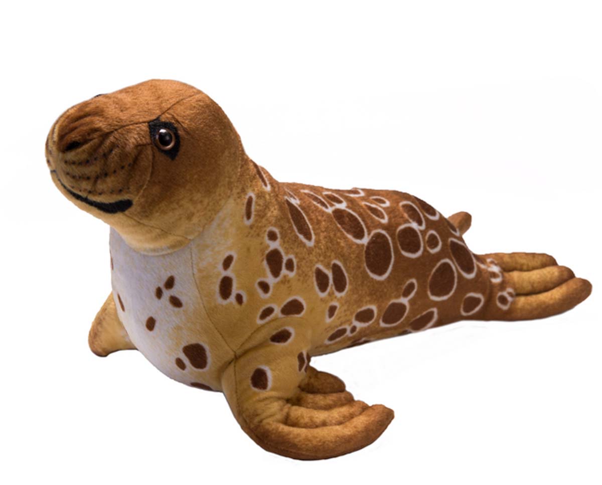 фото АБВГДЕЙКА Мягкая игрушка Тюлень, 57 см, коричневый