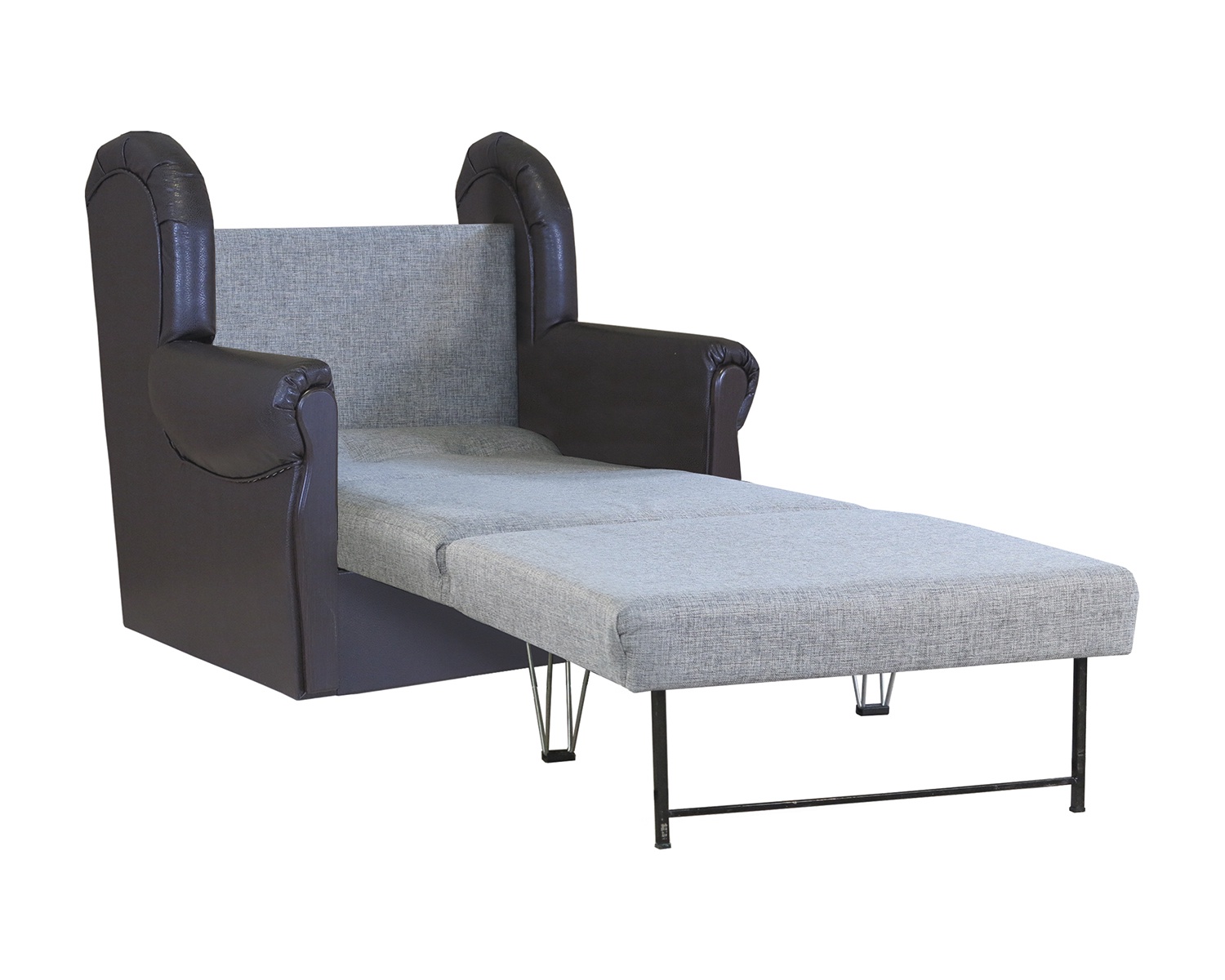 фото Кресло кровать Шарм-Дизайн Классика М шенилл серый