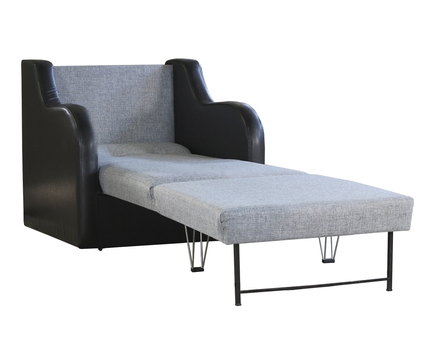 фото Кресло кровать Шарм-Дизайн Классика В шенилл серый