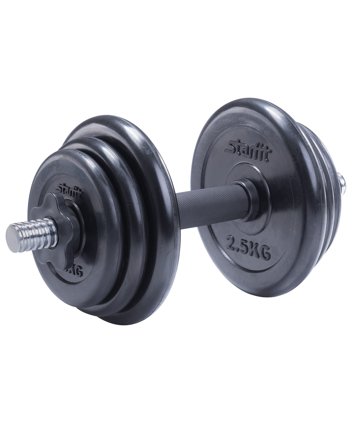 фото Гантель разборная обрезиненная STARFIT DB-702 10 кг