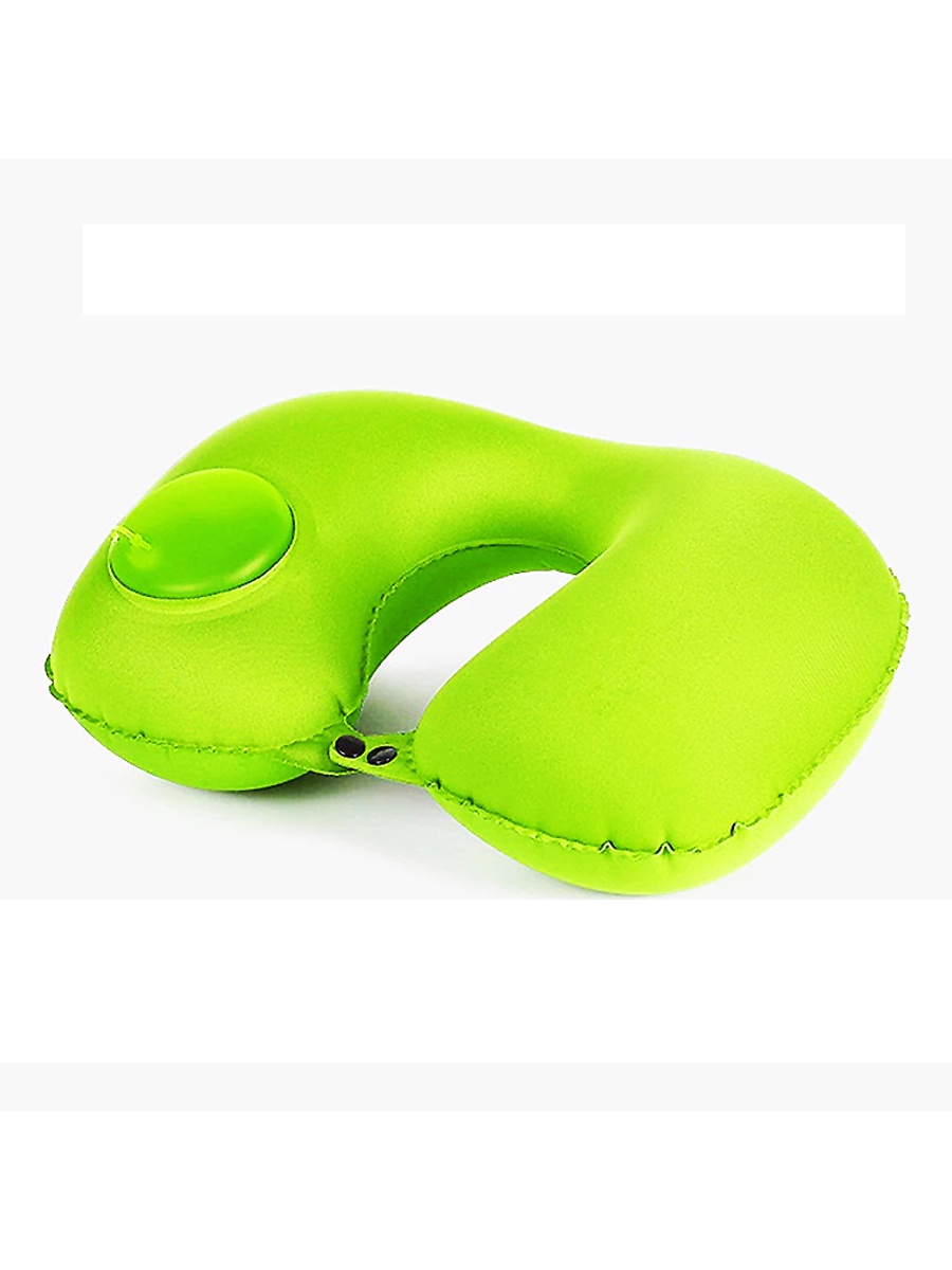 фото Подушка для путешествий со встроенным насосом, цвет зеленый L.a.g.